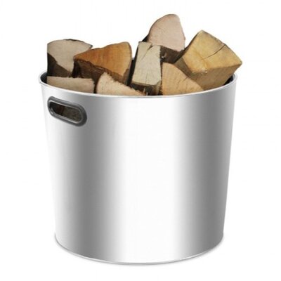 Kosz na drewno MIRPOL MIR-K18 Srebrny