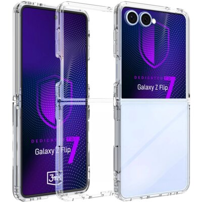 Etui 3MK Armor Case do Samsung Galaxy Z Flip 7 Przezroczysty