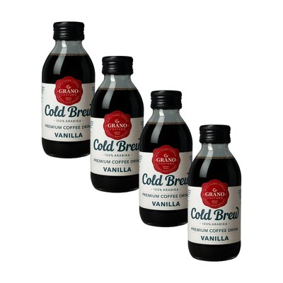 Napój kawowy GRANO TOSTADO Cold Brew Wanilia 4 x 200 ml