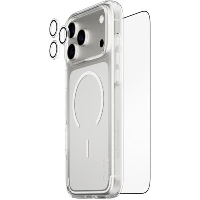 Etui PANZERGLASS Care Flagship Urban Explorer MagSafe 3w1 do Apple iPhone 17 Pro Max Przezroczysty + szkło hartowane + osłona obiektywu