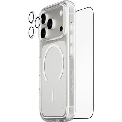 Etui PANZERGLASS Care Flagship Urban Explorer MagSafe 3w1 do Apple iPhone 17 Pro Przezroczysty + szkło hartowane + osłona obiektywu
