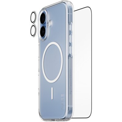 Etui PANZERGLASS Care Flagship Urban Explorer MagSafe 3w1 do Apple iPhone 17 Przezroczysty + szkło hartowane + osłona obiektywu