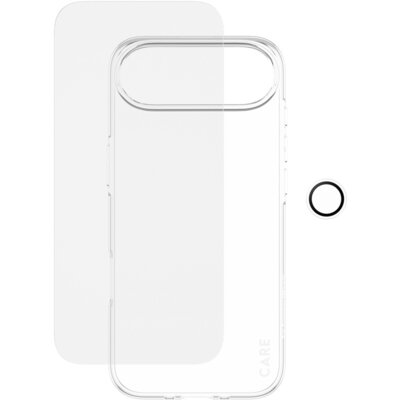 Etui PANZERGLASS Care Fashionable Combo 3w1 do Apple iPhone Air Przezroczysty + Szkło hartowane + Szkło na obiektyw