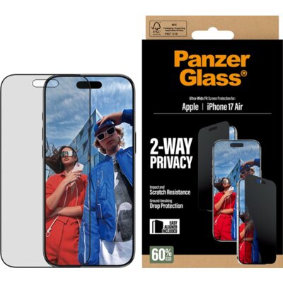 Szkło prywatyzujące PANZERGLASS Ultra-Wide Fit do Apple iPhone Air