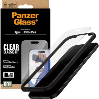 Szkło hartowane PANZERGLASS Classic Fit Easyaligner do Apple iPhone Air