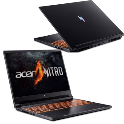 Laptop ACER Nitro V ANV16-41 16" IPS 165Hz R5-8645HS 16GB RAM 512GB SSD GeForce RTX3050 Windows 11 Home