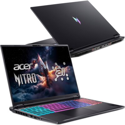 Laptop ACER Nitro 16 AI AN16-61-R690 16" IPS 180Hz Ryzen AI 9 365 16GB RAM 1TB SSD GeForce RTX5060 DLSS 4