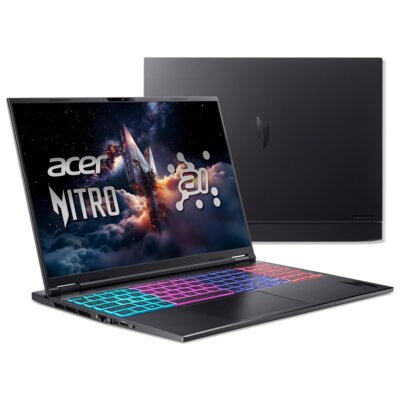 Laptop ACER Nitro 16S AI AN16S-61 16" IPS 180Hz Ryzen AI 9 365 16GB RAM 1 TB SSD GeForce RTX5070 DLSS 4