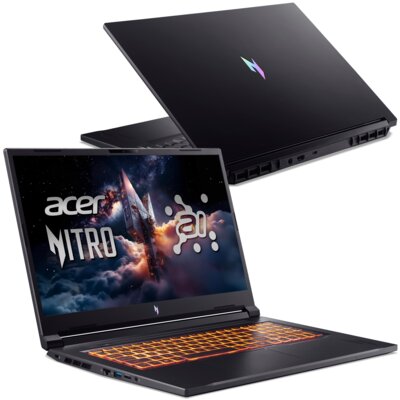 Laptop ACER Nitro V 17 AI ANV17-41 17.3" IPS 165Hz R7-260 32GB RAM 1TB SSD GeForce RTX5060 DLSS 4 Windows 11 Professional, Funkcje AI