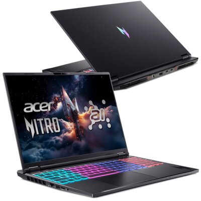 Laptop ACER Nitro AN16-61 16" IPS 180Hz Ryzen AI 7 350 16GB RAM 1TB SSD GeForce RTX5070Ti DLSS 4 Windows 11 Home
