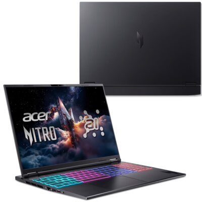 Laptop ACER Nitro 16S AI AN16S-61 16" IPS 180Hz Ryzen AI 9 365 32GB RAM 1 TB SSD GeForce RTX5070Ti DLSS 4