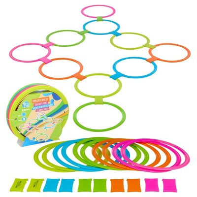 Gra plenerowa EDDY TOYS Kolorowe obręcza 301389