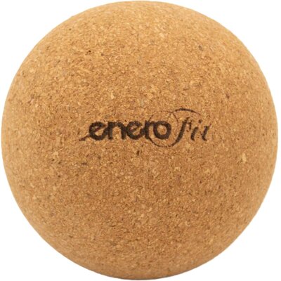 Piłka do masażu ENERO FIT Korkowa Brązowy (6.5 cm)