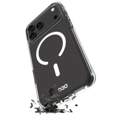Etui PURO Impact Clear D3O MagSafe do Apple iPhone 17 Pro Max Przezroczysty