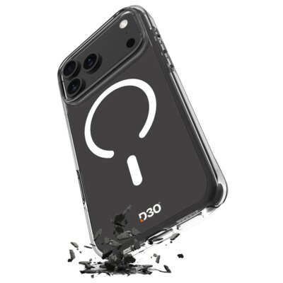 Etui PURO Impact Clear D3O MagSafe do Apple iPhone 17 Pro Przezroczysty