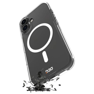 Etui PURO Impact Clear D3O MagSafe do Apple iPhone 17 Przezroczysty