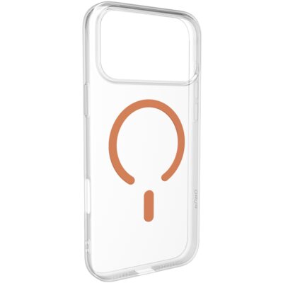 Etui PURO Lite Mag do Apple iPhone 17 Pro Przezroczysto-pomarańczowy
