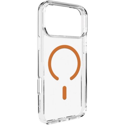 Etui PURO Lite Mag do Apple iPhone 17 Pro Max Przezroczysto-pomarańczowy