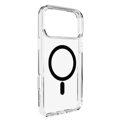 Etui PURO Lite Mag do Apple iPhone 17 Transparentny czarny