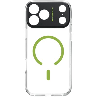 Etui CASE&ME MagColor do Apple iPhone 17 Pro Max Przezroczysto-zielony