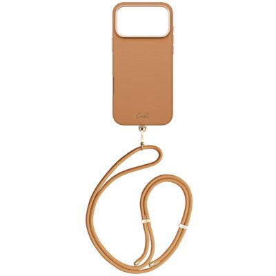 Etui UNIQ Coehl Mirelle Magnetic Charging do Apple iPhone 17 Pro Max Brązowy