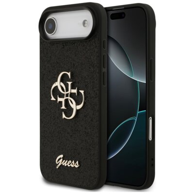 Etui GUESS Fixed Glitter Big 4G do Apple iPhone Air Czarny
