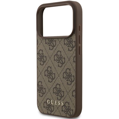 Etui GUESS 4G Classic do Apple iPhone 17 Pro Brązowy