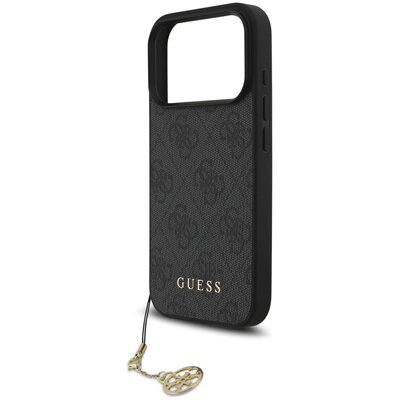 Etui GUESS 4G Charms Collection MagSafe do Apple iPhone 17 Pro Czarny