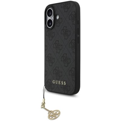 Etui GUESS 4G Charms Collection MagSafe do Apple iPhone 17 Czarny