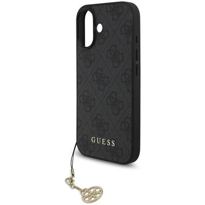 Etui GUESS 4G Charms Collection MagSafe do Apple iPhone 17 Czarny