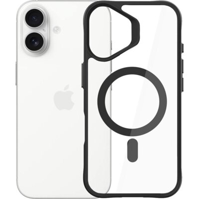 Etui 3MK Satin Guardx MagCase do Apple iPhone 17 Przezroczysto-czarny