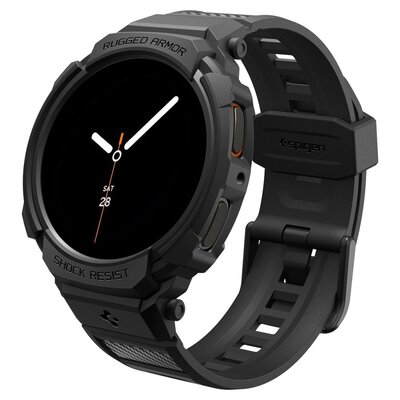 Pasek SPIGEN Rugged Armor Pro do Samsung Galaxy Watch 8 do koperty 44 mm Czarny