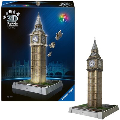 Puzzle 3D RAVENSBURGER Iconics Big Ben 12008025 (235 elementów)