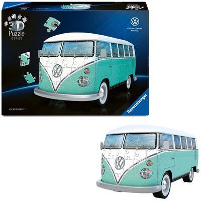 Puzzle 3D RAVENSBURGER Iconics Volkswagen T1 12008035 (185 elementów)