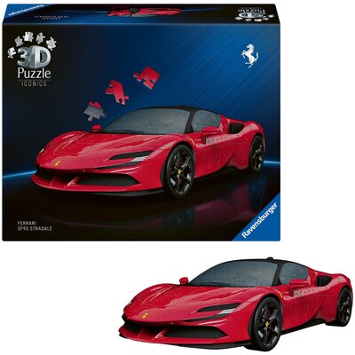 Puzzle 3D RAVENSBURGER Iconics Ferrari Stradale 12008041 (163 elementy)
