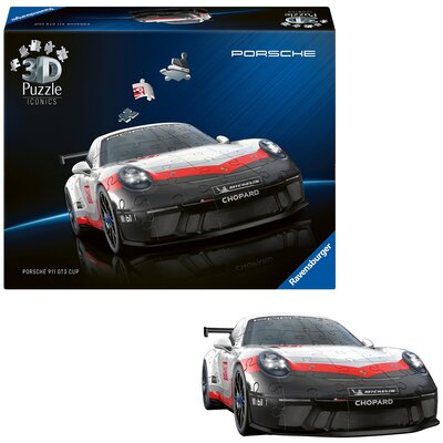 Puzzle 3D RAVENSBURGER Iconics Porsche 911 GT3 CUP 12008039 (154 elementy)