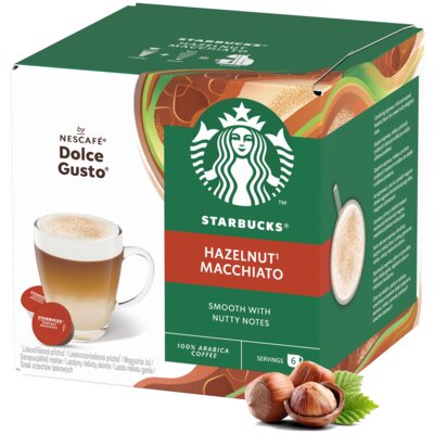 Kapsułki NESCAFÉ Starbucks® Hazelnut Macchiato do ekspresu Nescafe Dolce Gusto (12 szt.)