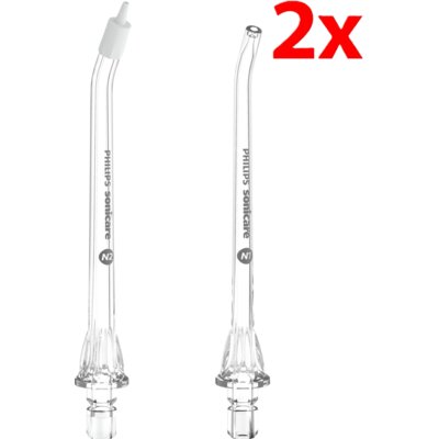 Oryginalna końcówka do irygatora PHILIPS HX3072/00 (2 szt.) (Czyszczenie trudno dostępnych miejsc)