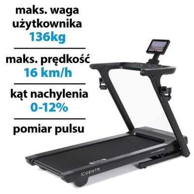Bieżnia elektryczna CENTR RunR-S 2238W 16km/h