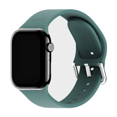 Pasek HOLDIT Silicone do Apple Watch 4/5/6/7/8/9/10/SE/Ultra (44/45/46/49 mm) Zielony