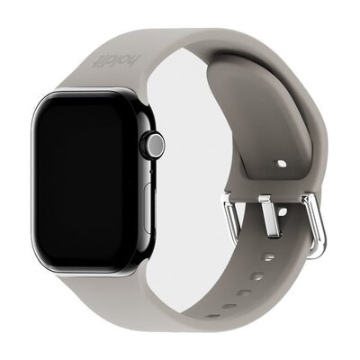 Pasek HOLDIT Silicone do Apple Watch 4/5/6/7/8/9/10/SE/Ultra (44/45/46/49 mm) Beżowy
