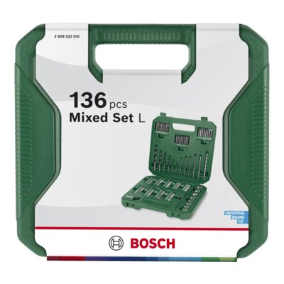 Zestaw wierteł i bitów BOSCH Mixed Set L 2608522570 (136 szt.)