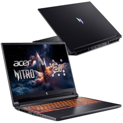 Laptop ACER Nitro V 16 ANV16-42 16" IPS 180Hz R7-260 16GB RAM 1TB SSD GeForce RTX5050 DLSS 4 Windows 11 Home