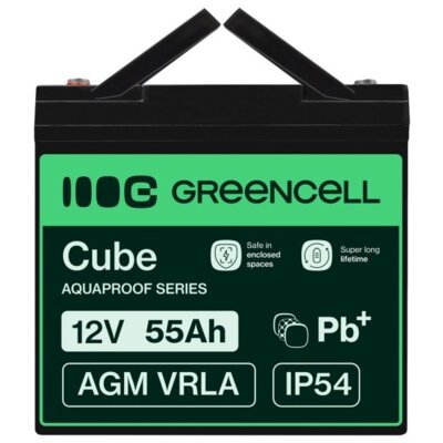 Akumulator GREEN CELL AGM12V55AH-J 55Ah 12V