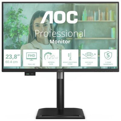 Monitor AOC 24P4U 23.8" 1920x1080px IPS 120Hz 4 ms [GTG]