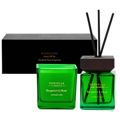 Zestaw zapachowy SORVELLA PERFUME Signature Bergamot & Musk (2 elementy)