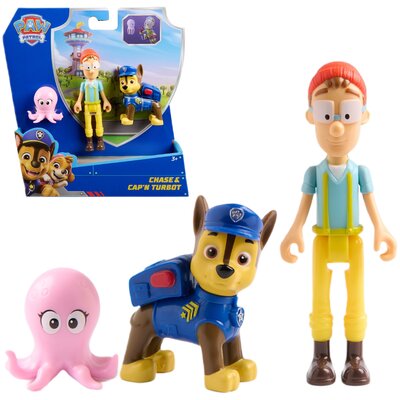 Zestaw figurek SPIN MASTER Psi Patrol Chase Kapitan Turbot i ośmiornica 6072983