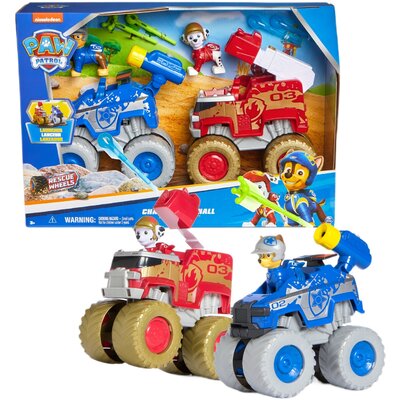 Zestaw pojazdów SPIN MASTER Psi Patrol Rescue Wheels Chase & Marshall 6069696