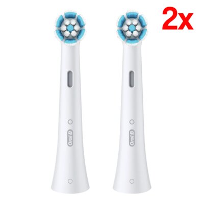 Oryginalna końcówka szczoteczki ORAL-B IO Ultimate Clean Biały (2 szt.) (Usuwa płytkę bakteryjną)