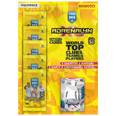 Karty PANINI FIFA 365 Adrenalyn XL 2026 Multipack PAN02929 (1 zestaw)